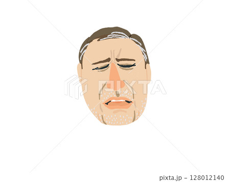 痛みの強さによる表情の変化（男性） 128012140