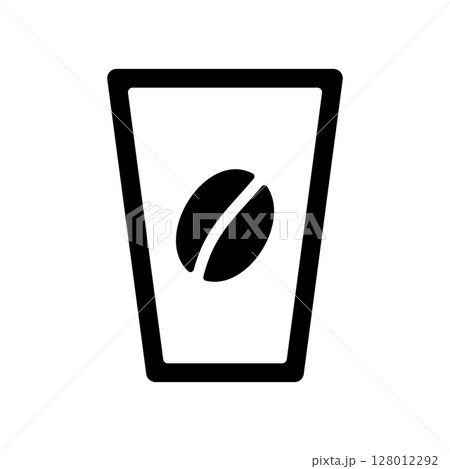 アイスコーヒーのイメージのアイコンイラスト 128012292