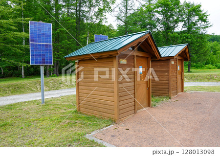 落合ダム親水広場のトイレ（赤井川村） 128013098