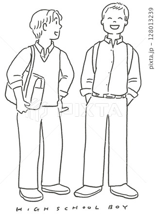 男子高校生 128013239