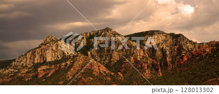 Panorama Red Rock Country surrounding Sedona Arizona 128013302