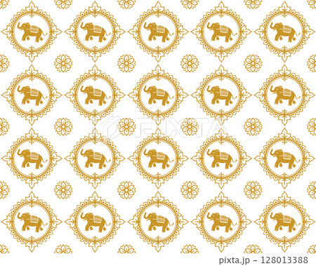 アジア調パターン45（金） 128013388