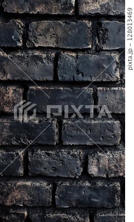 Dark and Moody Brick Wall Texture Dark and Moody Brick Wall Texture 128013469
