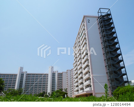 団地のある都市風景|南砂住宅 団地のある都市風景|南砂住宅 128014494