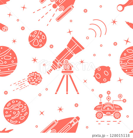 Space Pattern Telescope Planets Shuttle Galaxy 128015118