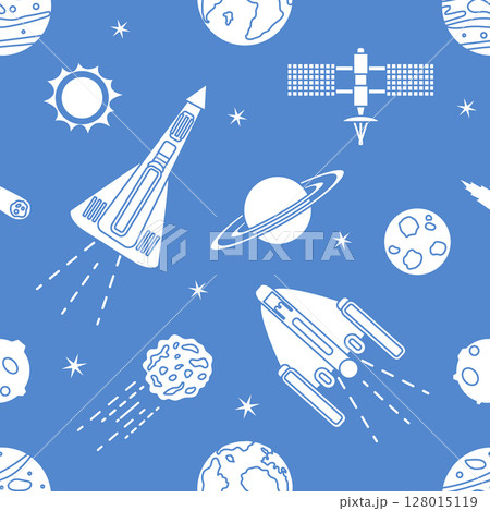 Space Pattern Telescope Planets Shuttle Galaxy Space Pattern Telescope Planets Shuttle Galaxy 128015119