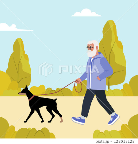 Retirement Dog Activity Retired people Park Health 128015128