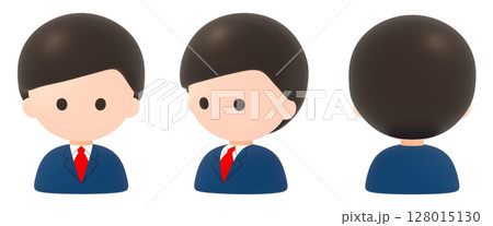 上半身 スーツの男性アイコン 上半身 スーツの男性アイコン 128015130