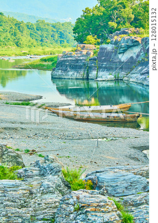 秩父　長瀞渓谷　夏の風景 128015132