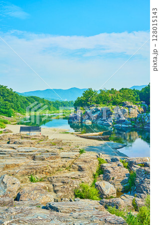秩父　長瀞渓谷　夏の風景 128015143