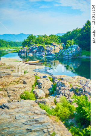 秩父　長瀞渓谷　夏の風景 128015154