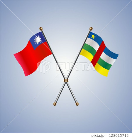 Taiwan and Central African Republic flag relations 128015713