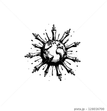 Global Contamination: A Symbolic Representation of Worldwide Pollution and Destruction 128016700