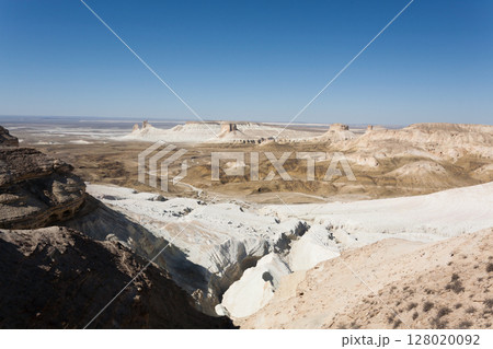 Beautiful Mangystau landscape, Kazakhstan. Bozzhira valley view 128020092