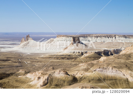Beautiful Mangystau landscape, Kazakhstan. Bozzhira valley view 128020094
