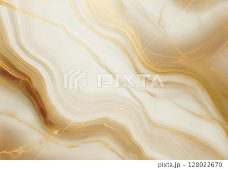 Cream Marble Texture	 128022670