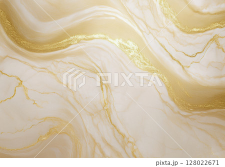 Cream Marble Texture	 128022671