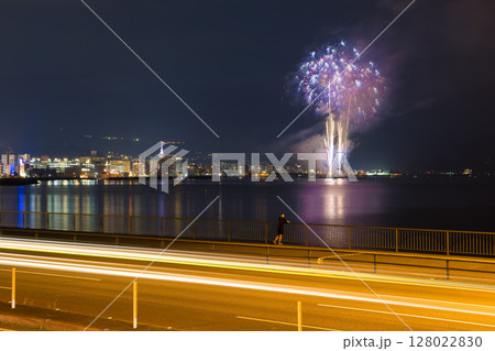 別府の夏花火（大分県別府市） 128022830