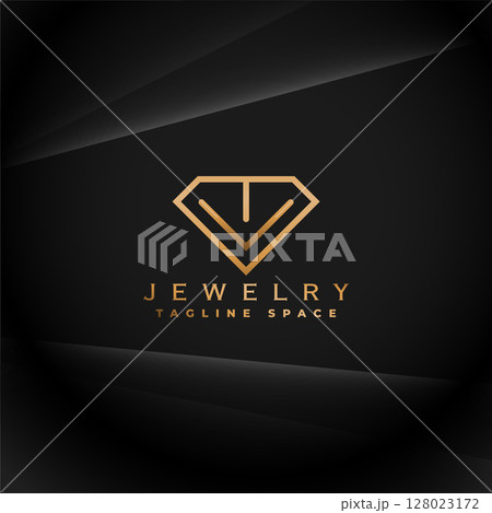 modern jewelry logo template with diamond stone icon design modern jewelry logo template with diamond stone icon design 128023172