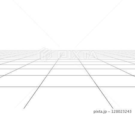 abstract perspective landscape wire frame template design 128023243