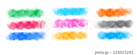 artistic and dirty colorful ink blob background in collection 128023291
