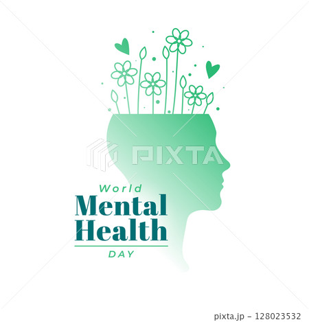 creative world mental health day concept poster for global campaign creative world mental health day concept poster for global campaign 128023532