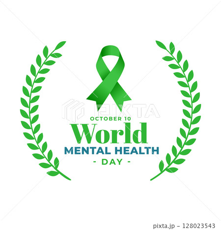 10th october world mental health day background with laurel design 10th october world mental health day background with laurel design 128023543