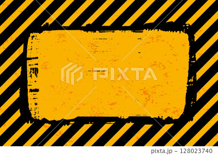 hazardous caution alert yellow background with blank space hazardous caution alert yellow background with blank space 128023740