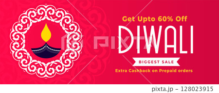 nice happy diwali sale and offer banner with artistic diya nice happy diwali sale and offer banner with artistic diya 128023915