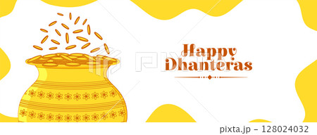 happy dhanteras festive wallpaper with pot and golden coin design happy dhanteras festive wallpaper with pot and golden coin design 128024032