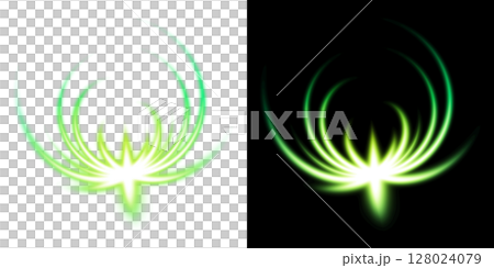 Energy Burst (transparent and black background) - Green version Energy Burst (transparent and black background) - Green version 128024079