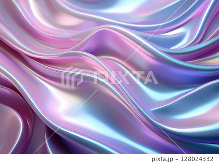Abstract Flowing Silk Texture 128024332