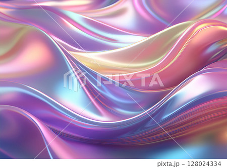 Abstract Flowing Silk Texture 128024334