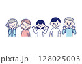 喜ぶ家族 128025003