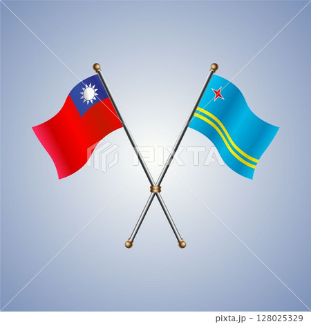 Taiwan and Aruba flag relations 128025329