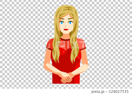 賭場荷官，白人，金髮，女性 128027535