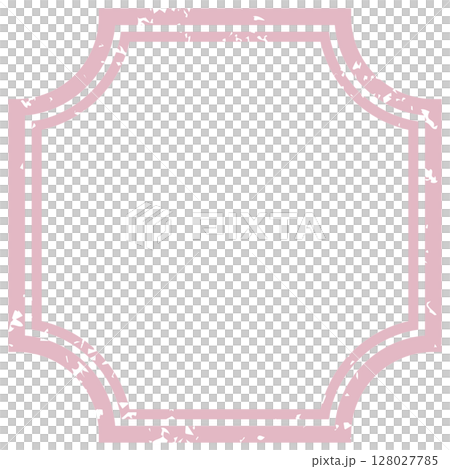 シンプルフレーム 1 ピンク シンプルフレーム 1 ピンク 128027785