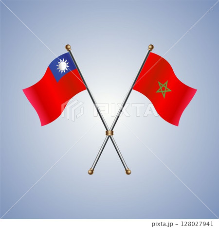 Taiwan and Morocco flag relations 128027941