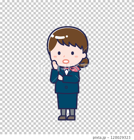 CA／ななめ／女性 20 128029323