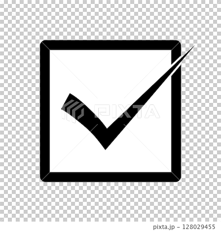 簡單的複選框插圖素材 簡單的複選框插圖素材 128029455