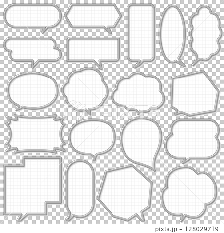 復古流行語音氣泡框帶筆記本線條可愛備忘錄註釋便利貼黑色灰色灰色單色 復古流行語音氣泡框帶筆記本線條可愛備忘錄註釋便利貼黑色灰色灰色單色 128029719