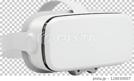 virtual reality headset or 3d glasses isolated on white virtual reality headset or 3d glasses isolated on white 128030007