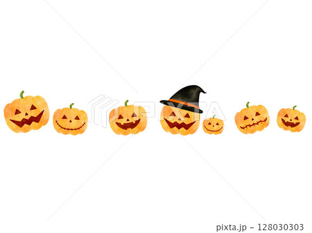 ハロウィン かぼちゃ イラスト ライン ハロウィン かぼちゃ イラスト ライン 128030303