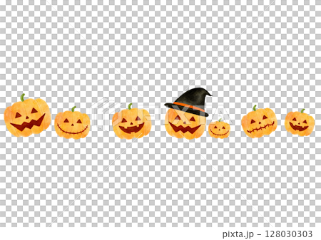 ハロウィン かぼちゃ イラスト ライン ハロウィン かぼちゃ イラスト ライン 128030303