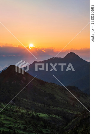 志賀草津道路・夕景 志賀草津道路・夕景 128030695