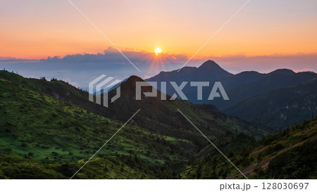 志賀草津道路・夕景 志賀草津道路・夕景 128030697