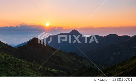 志賀草津道路・夕景 志賀草津道路・夕景 128030701