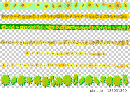 向日葵線組,鮮豔的色彩 向日葵線組,鮮豔的色彩 128031260