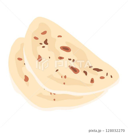 Chapati or Tava Roti indian bread 128032270