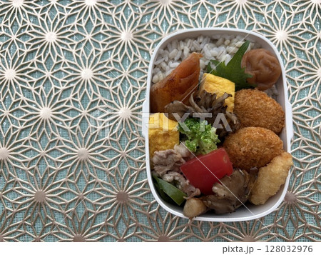 毎日の手作りお弁当 128032976